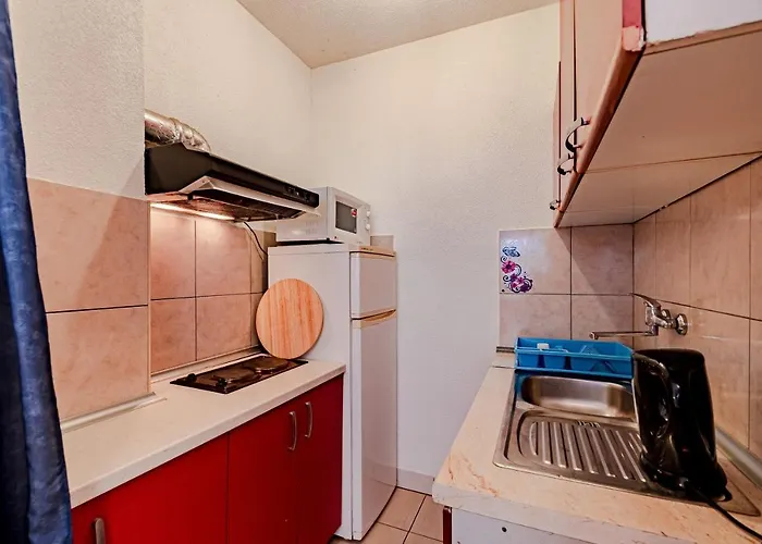 아파트 With Parking Space Orebic, Peljesac - 10185 오레비츠